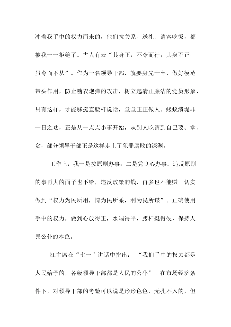 述廉报告样板_第3页