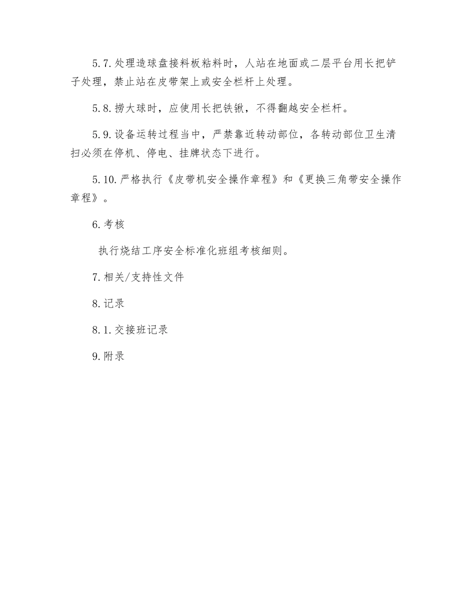 选烧厂造球岗位安全操作规程_第2页