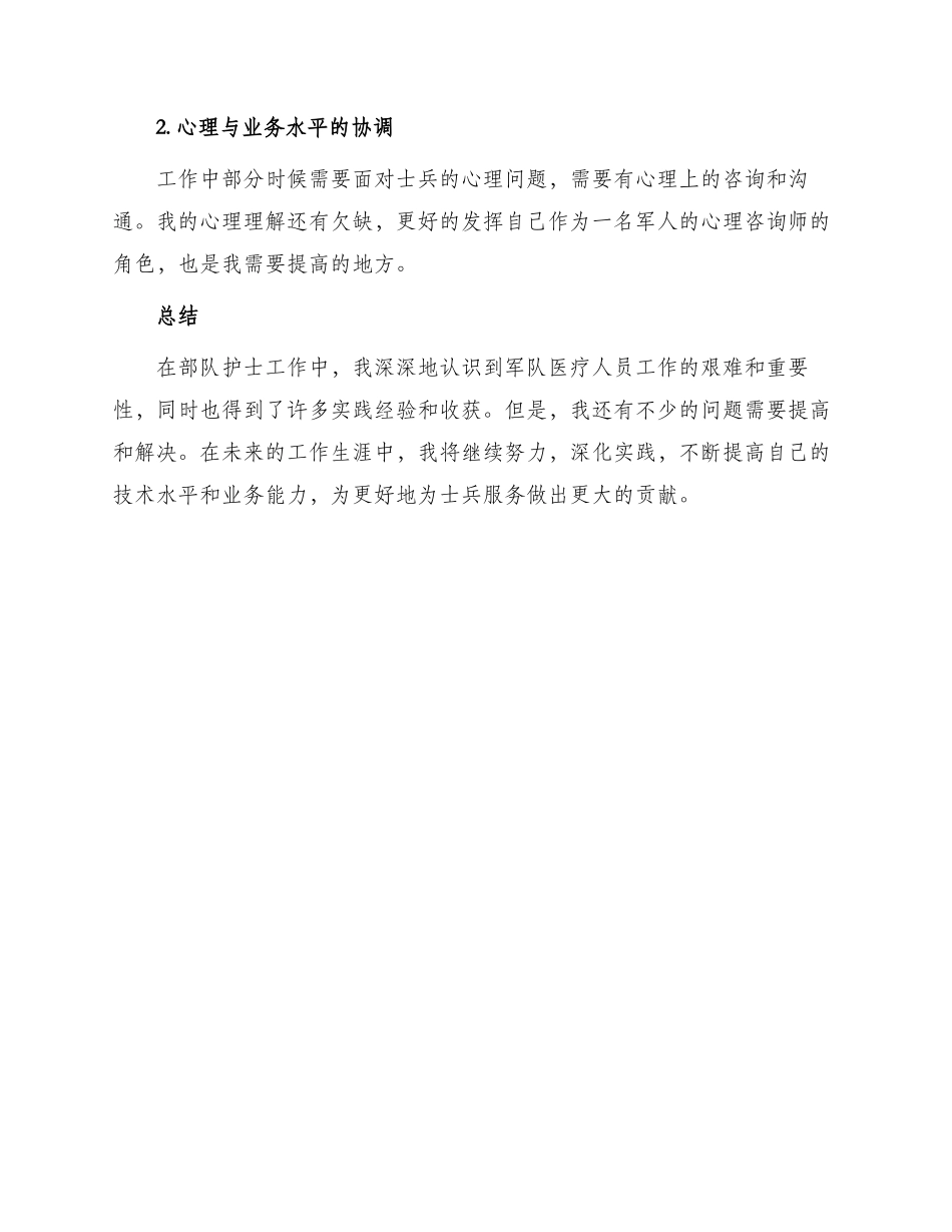 部队护士工作总结_第3页