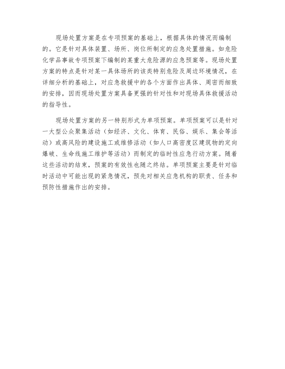 重大事故应急预案的层次_第2页