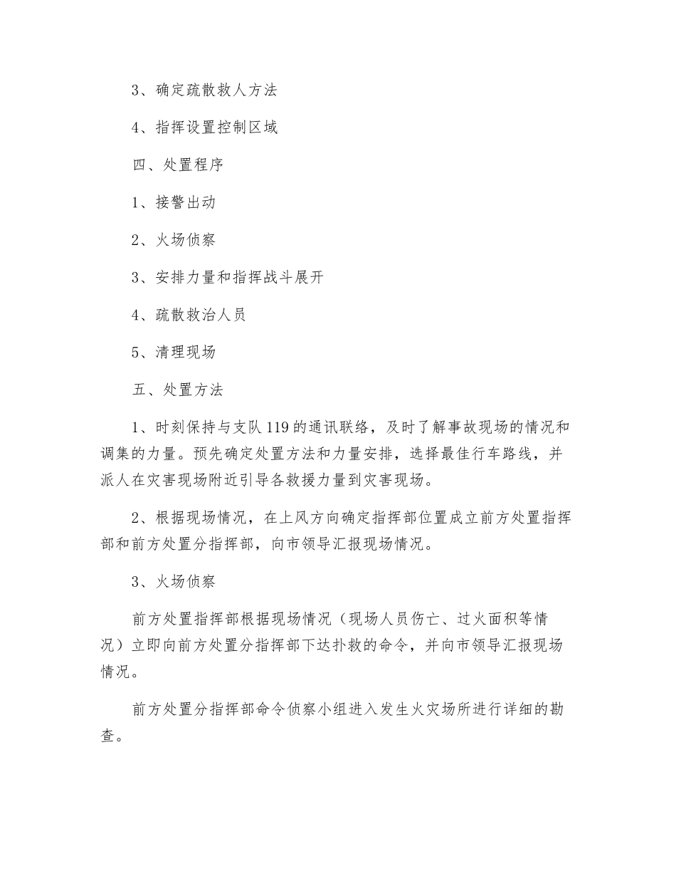 重大火灾消防灭火应急预案_第2页