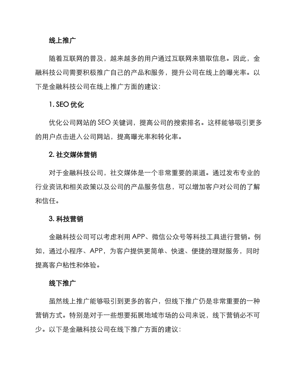 金融科技公司营销方案_第2页