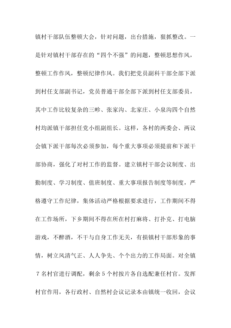 镇党委、政府2025年度述职述廉报告_第3页