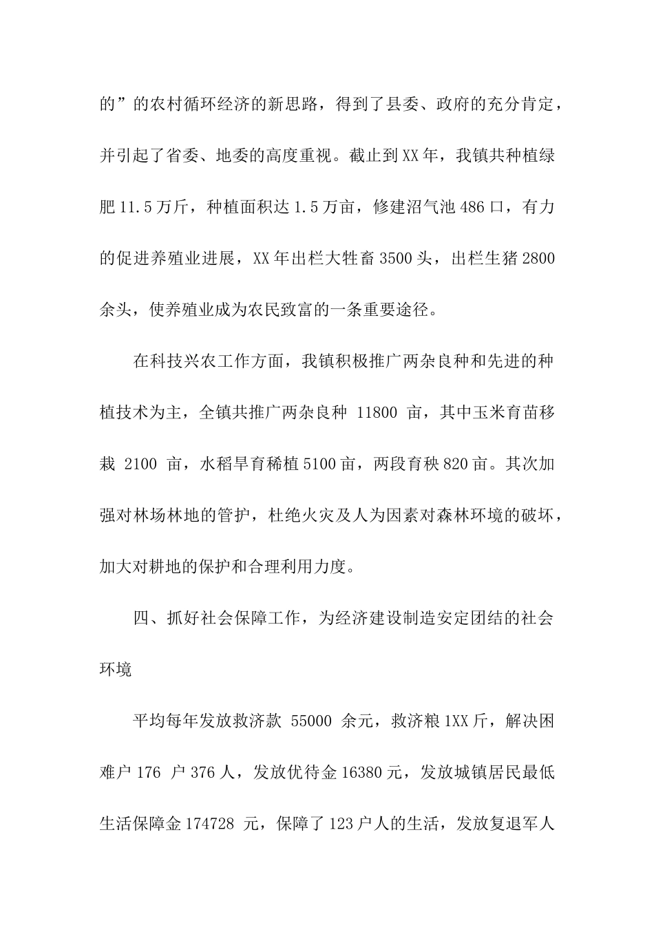 镇长个人工作总结_第3页