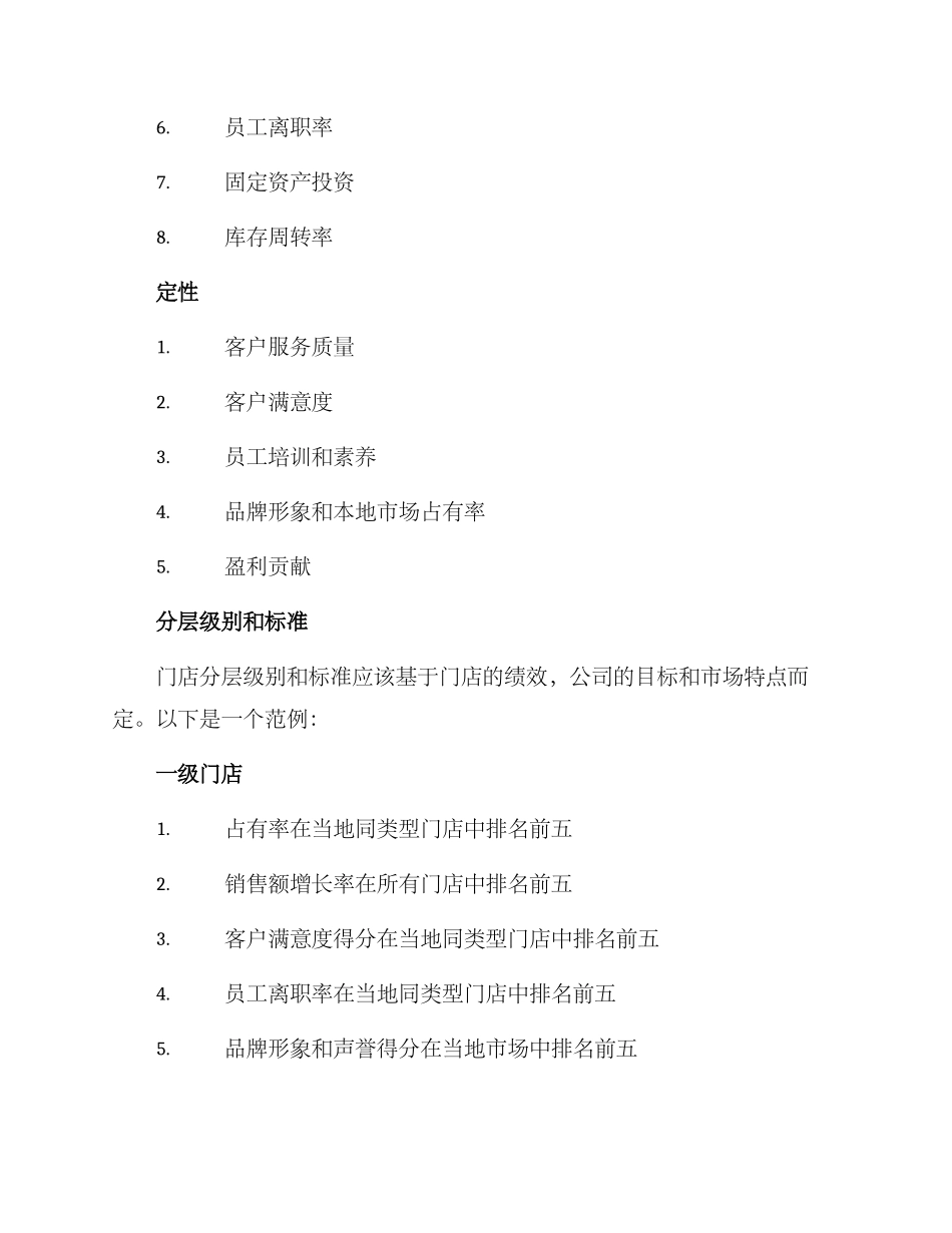门店分层考核方案_第2页