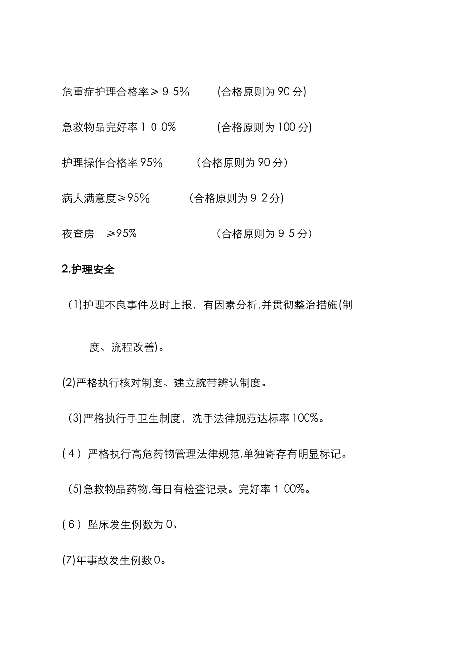 门诊护理质量管理管理工作目标_第2页