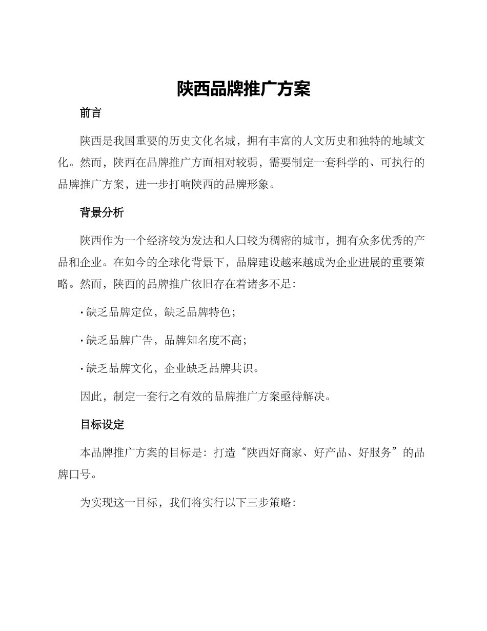 陕西品牌推广方案_第1页