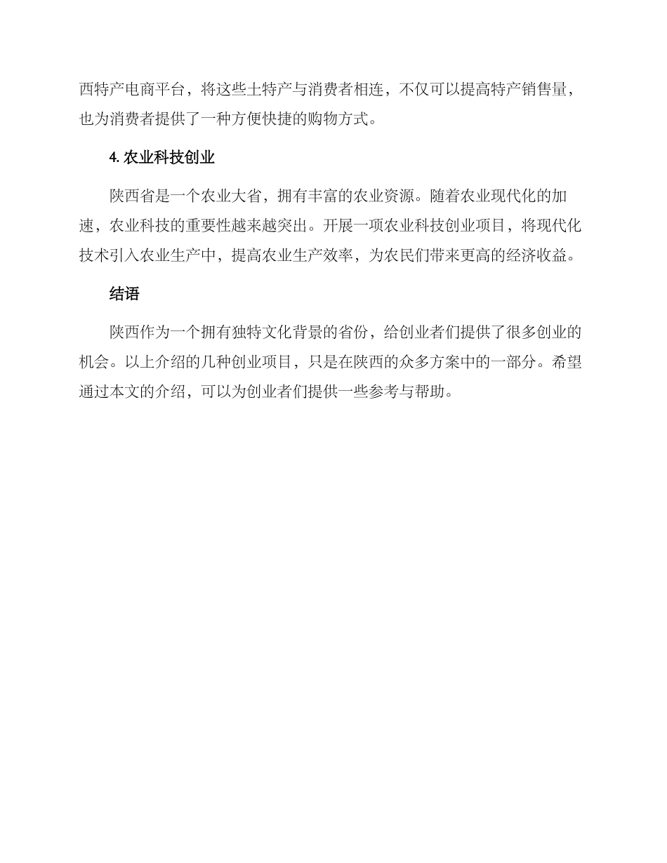 陕西特色创业方案_第2页