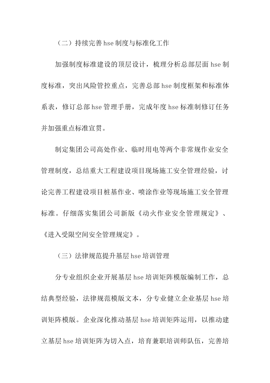 集团公司HSE体系管理工作计划_第3页