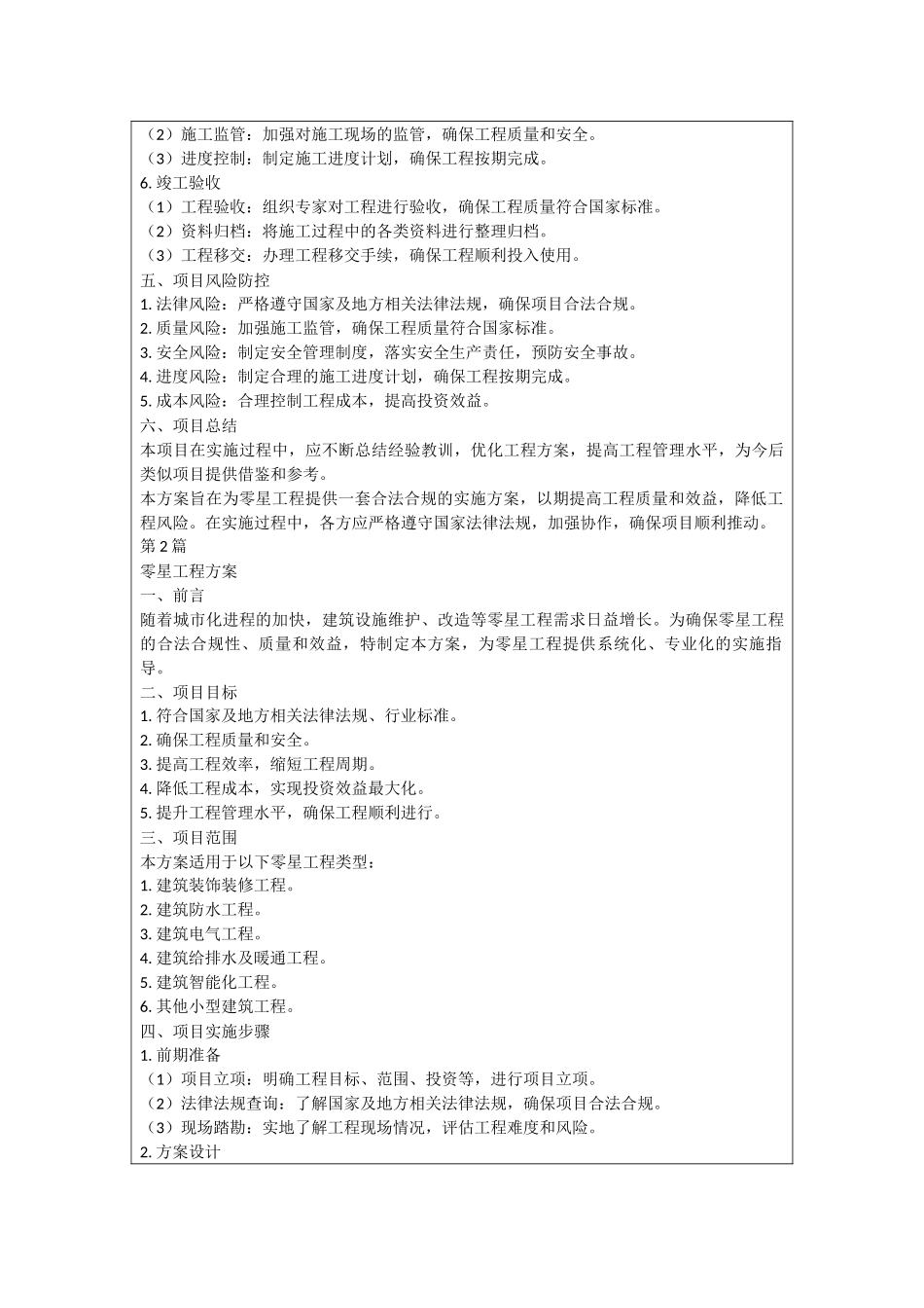 零星工程方案_第2页