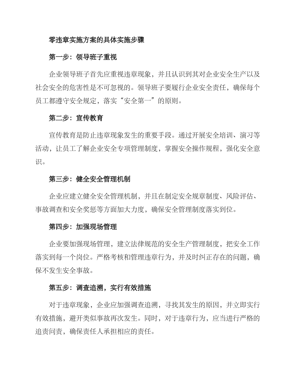 零违章实施方案_第2页