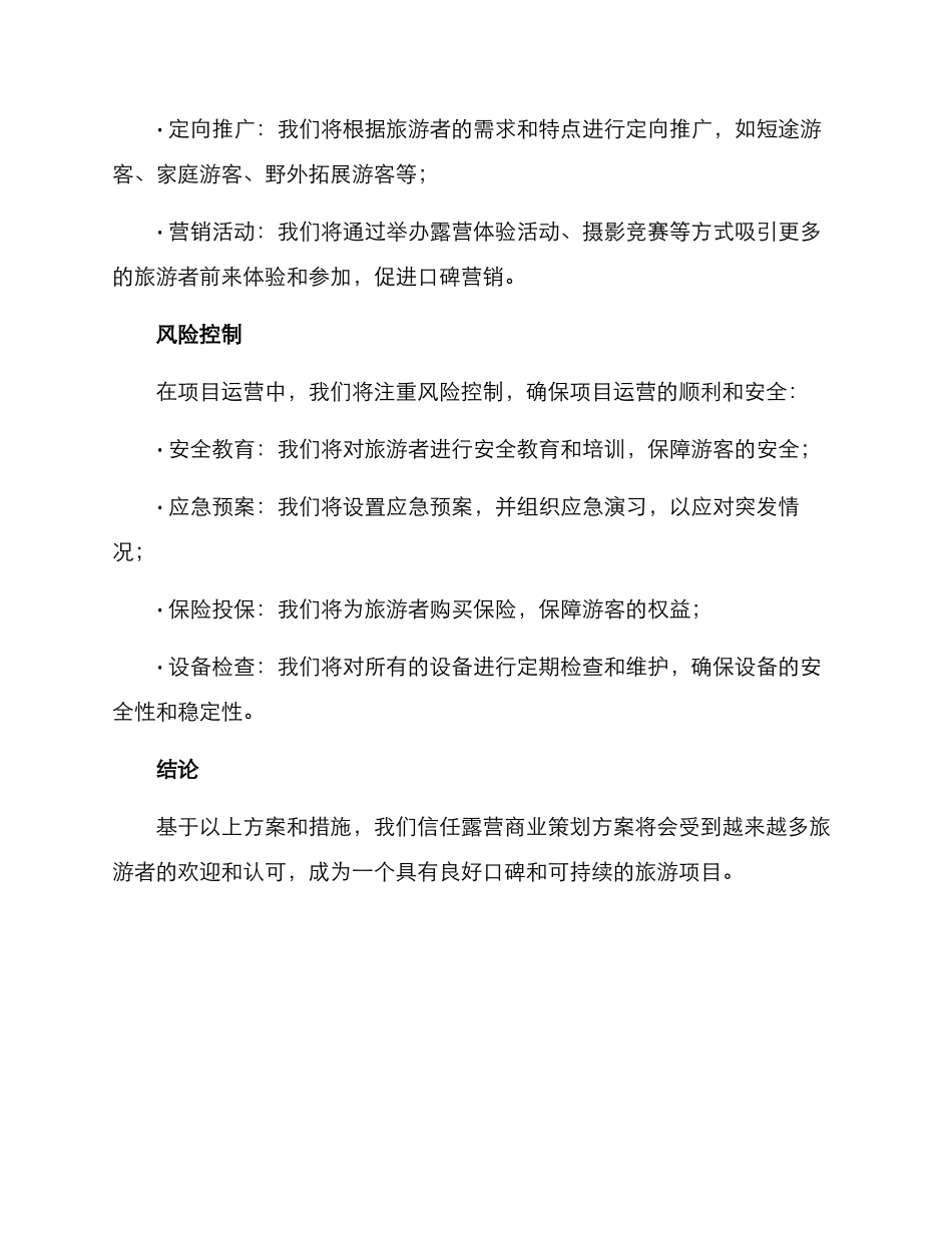 露营商业策划方案_第3页