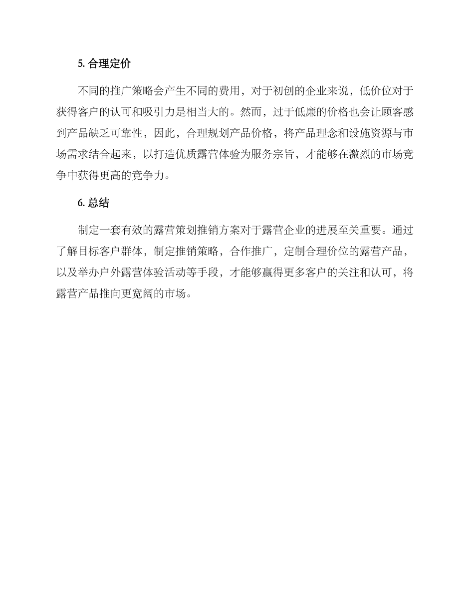 露营策划推销方案_第3页