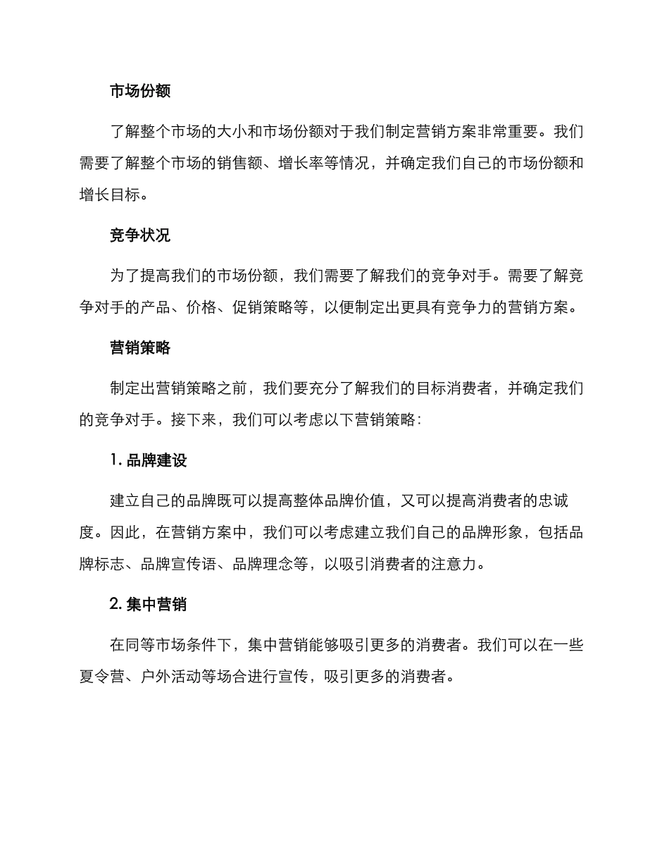 露营营销方案_第2页