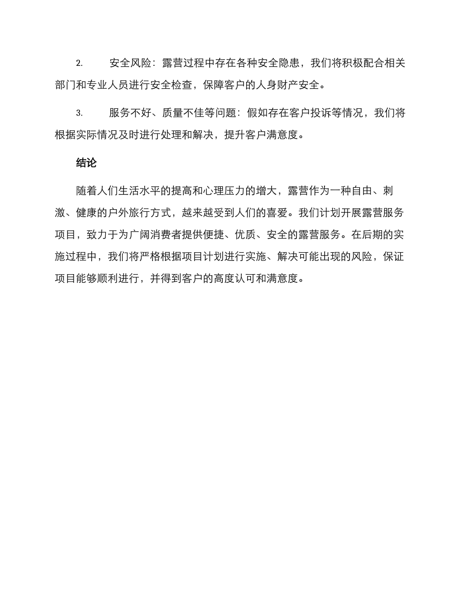 露营项目谋划方案_第3页