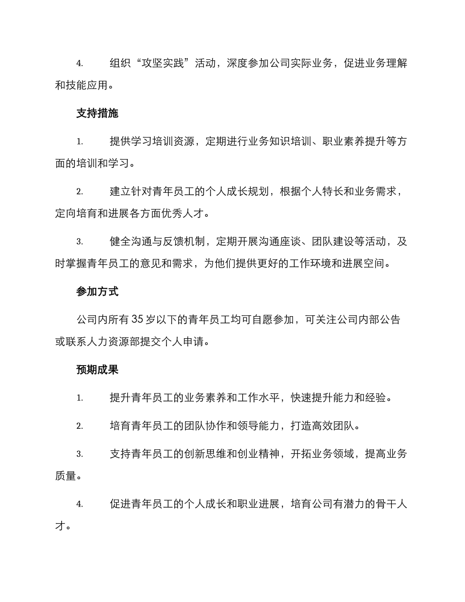 青年攻坚队工作方案_第2页