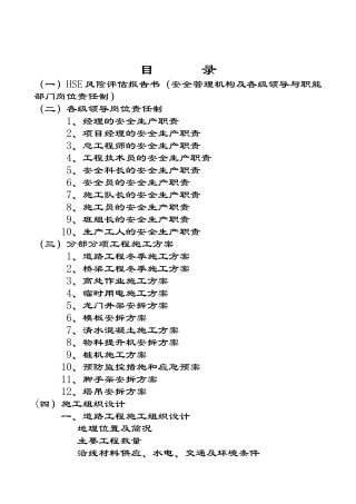 HSE风险评估报告书