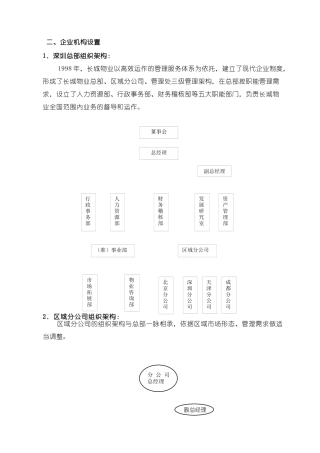 大厦物业管理服务投标书资料汇总
