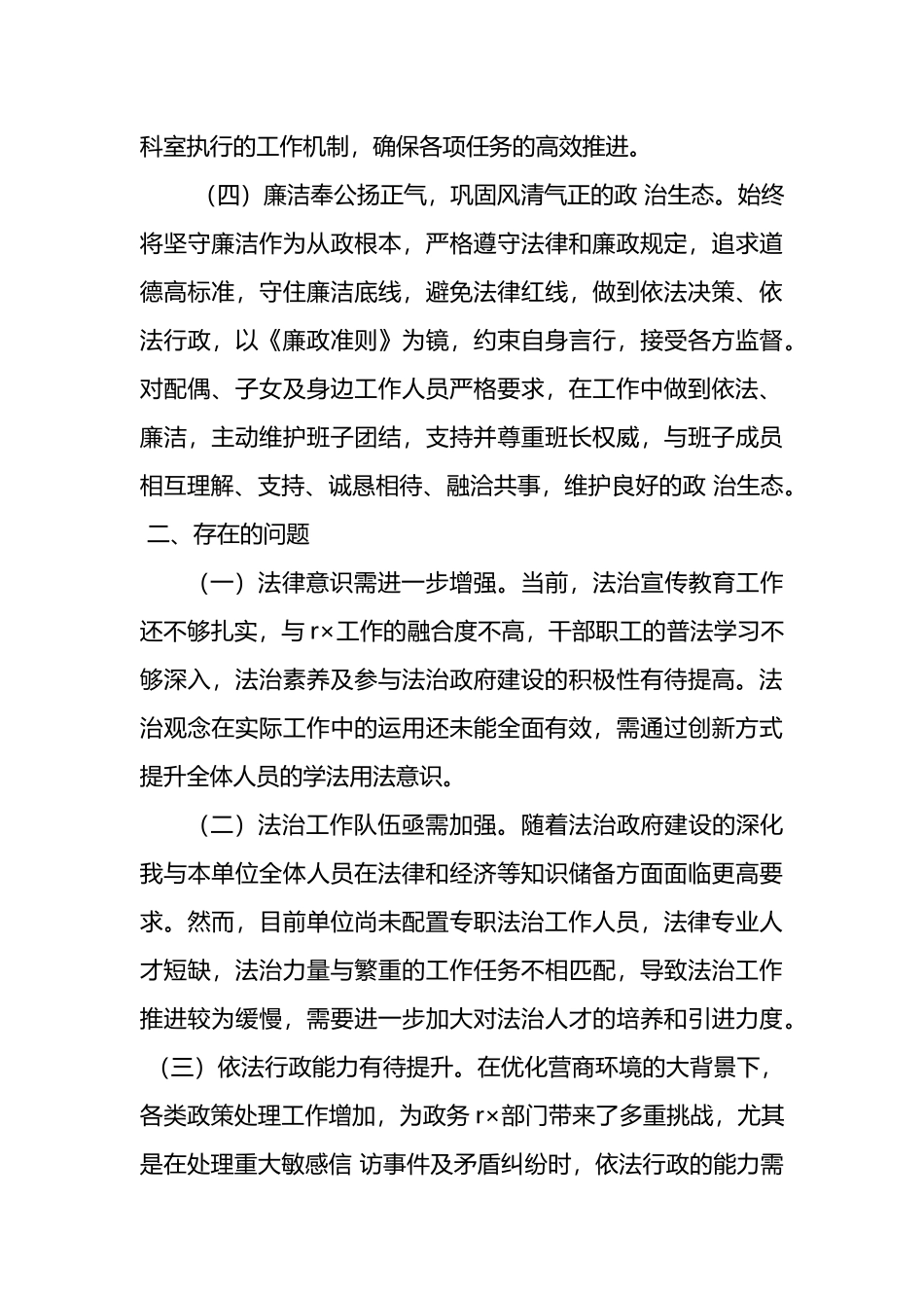 推进法治建设第一责任人履职情况报告_第3页