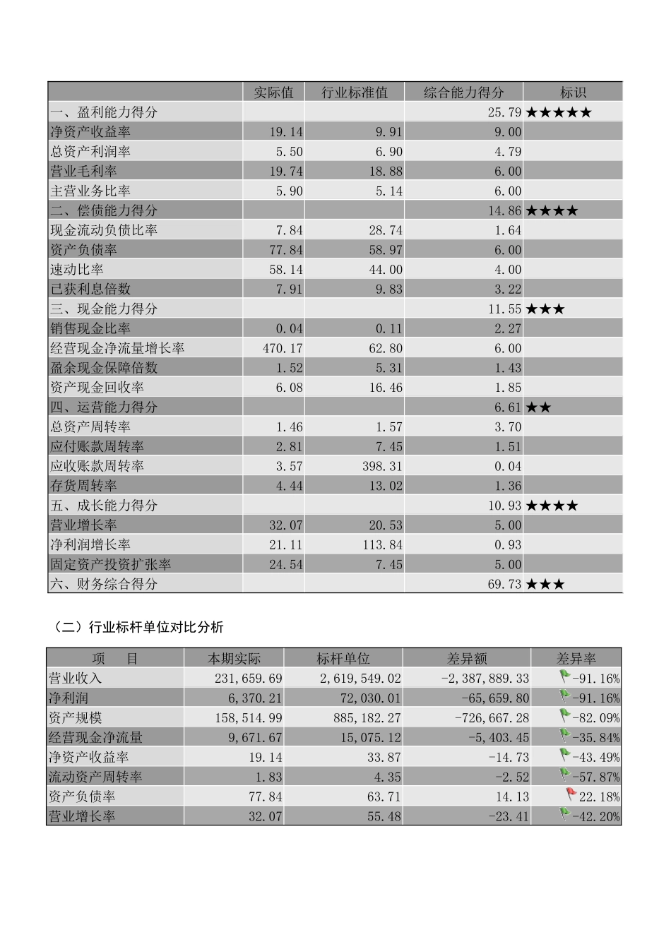 经济管理企业年度财务分析报告_第3页