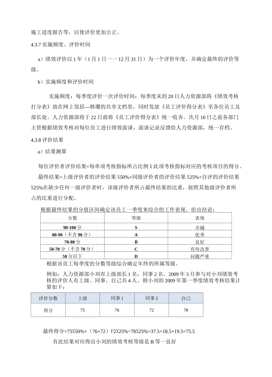 员工绩效考核评价制度_第3页