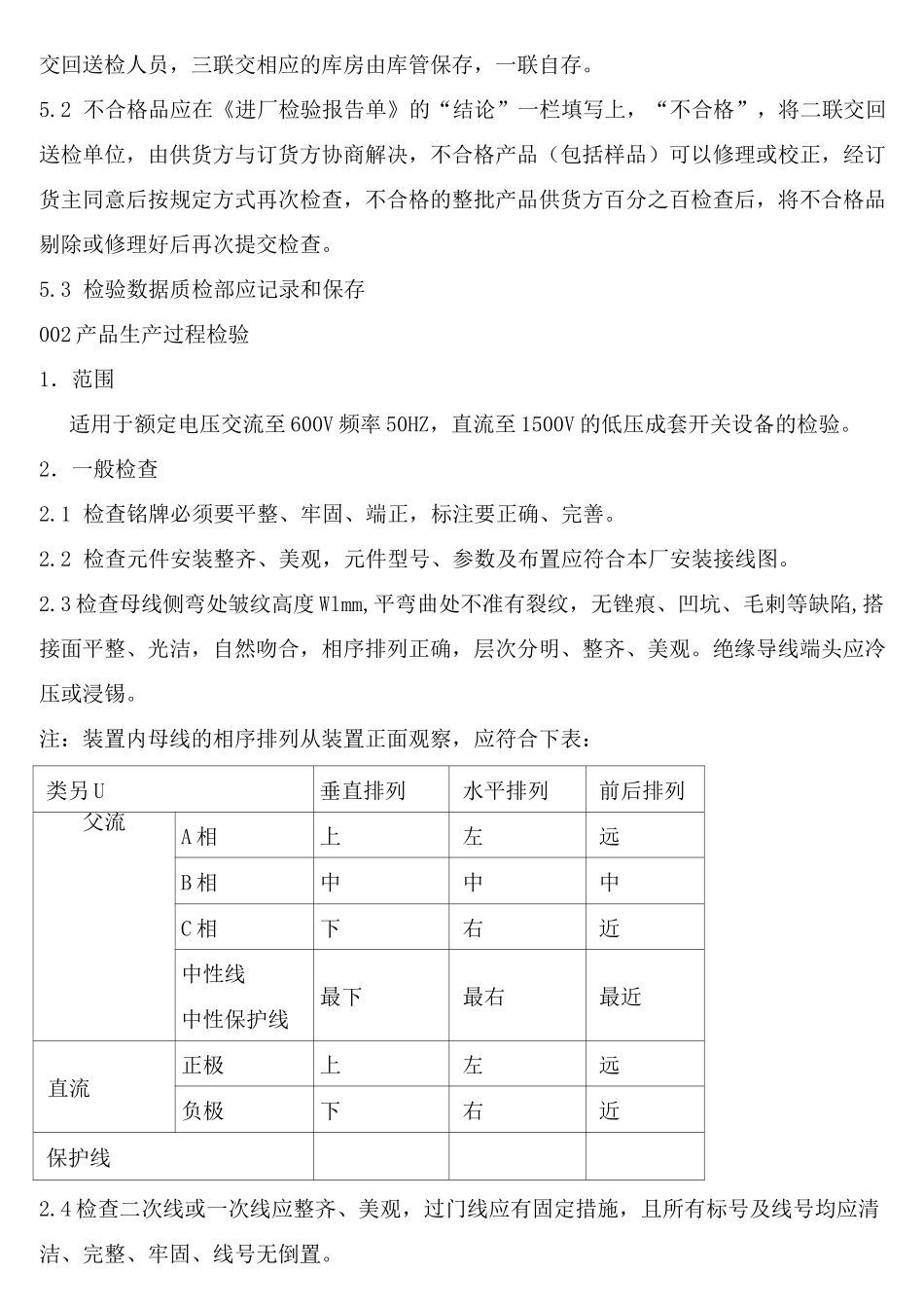 成套电器制造公司质量保证措施_第3页