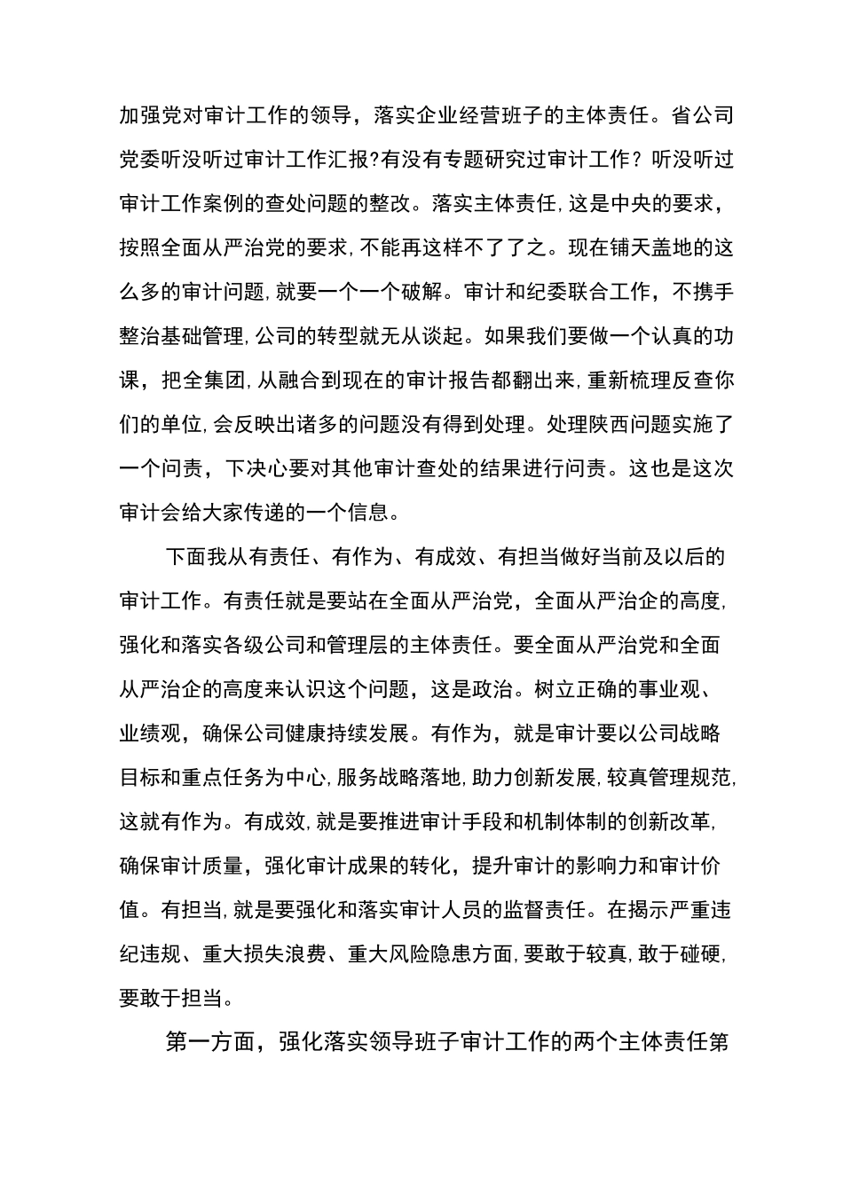 李福申副总经理在集团公司审计工作会上的讲话(录音整理稿)_第3页