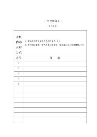 语言文字档案材料目录