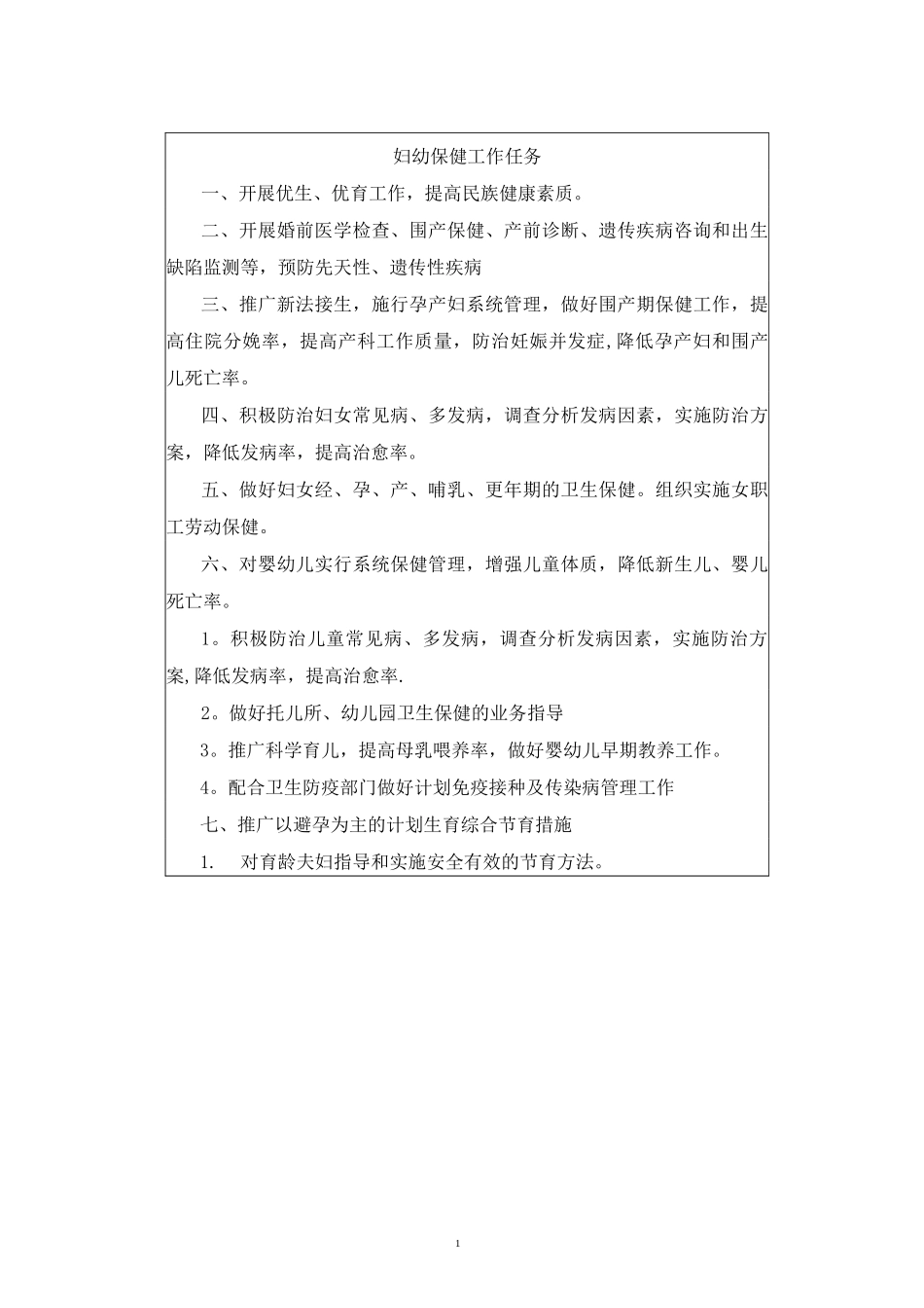妇幼保健医院管理制度_第1页