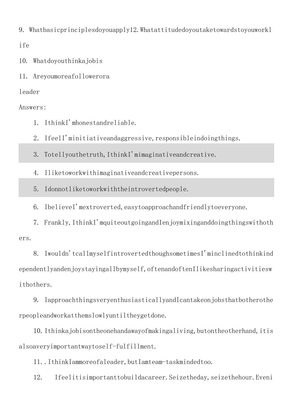 MBA面试常问题目及答案(英语)_第2页