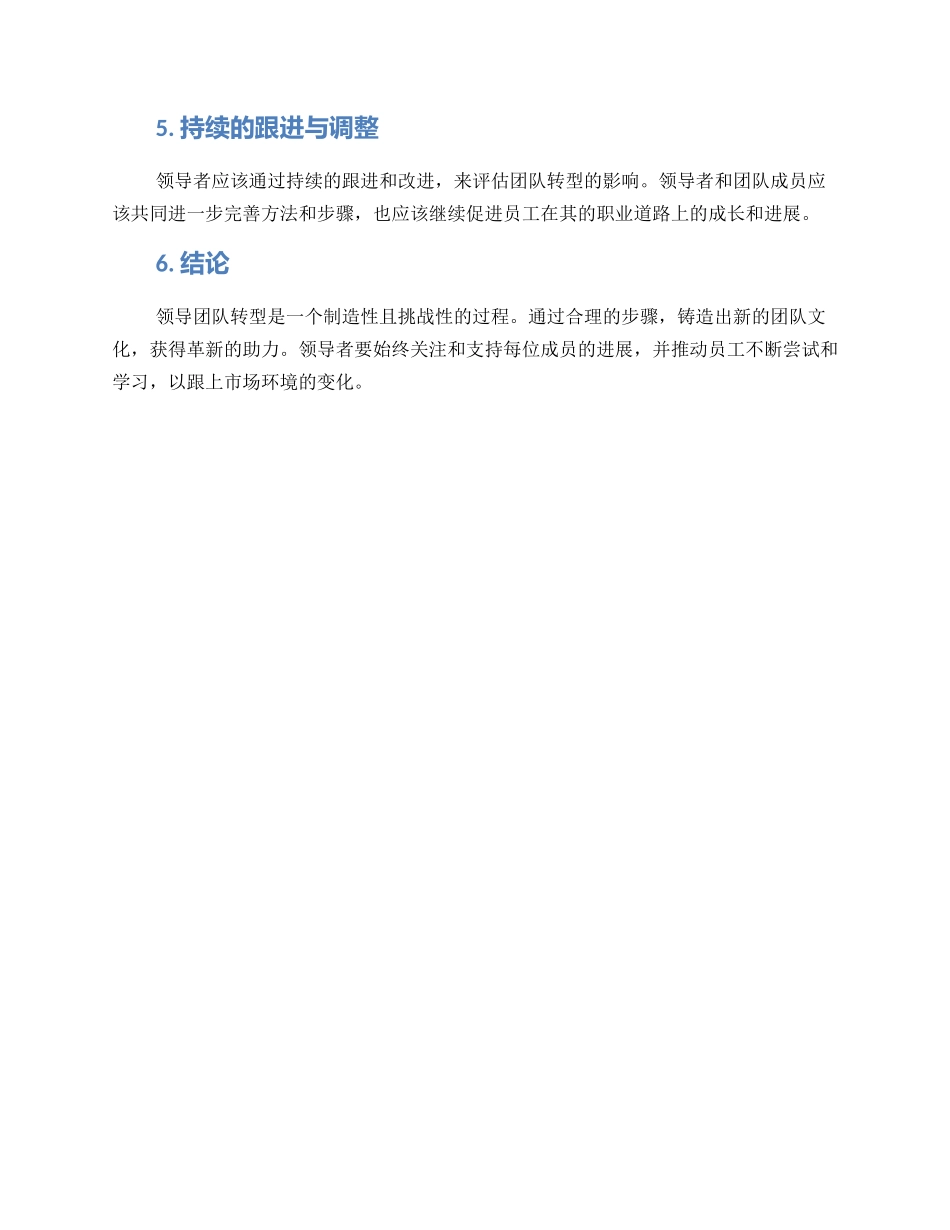 领导团队转型方案_第2页