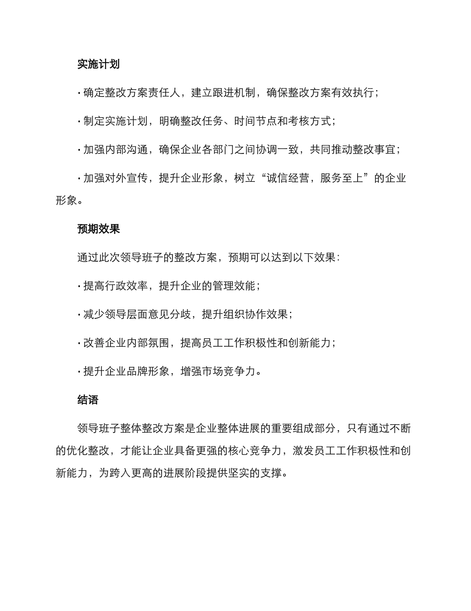 领导班子整体整改方案_第3页