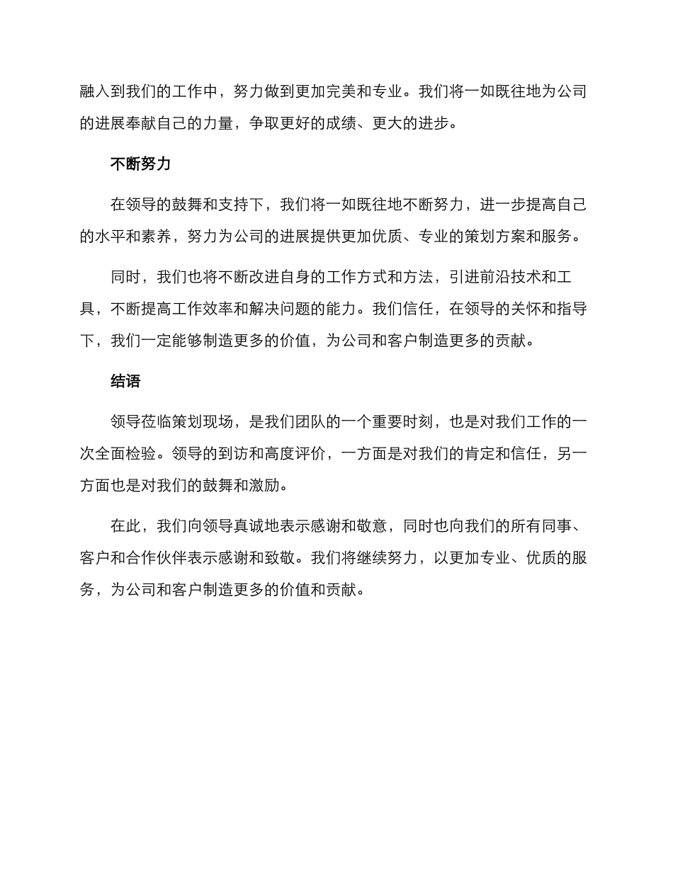 领导莅临策划方案_第2页