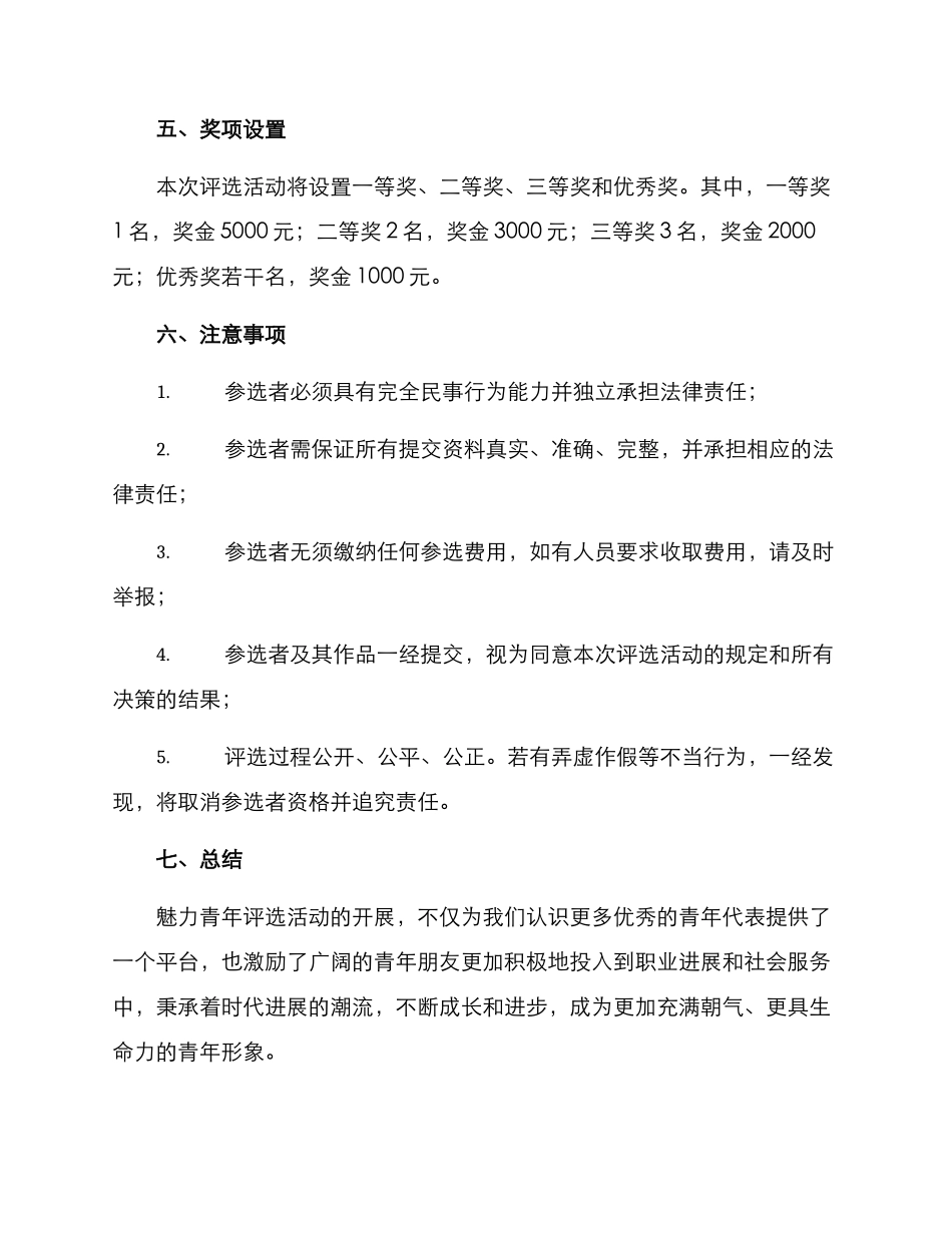 魅力青年评选方案_第3页