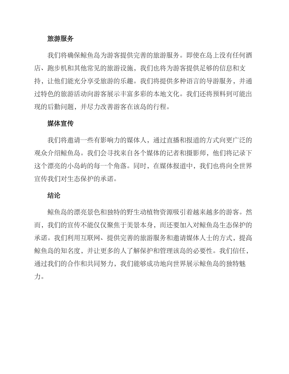 鲸鱼岛宣传方案_第2页