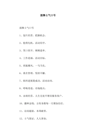 鼓舞士气口号-2