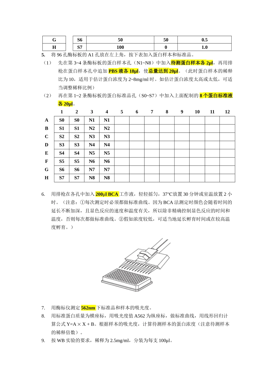 齐鲁医学BCA蛋白浓度测定-酶标仪法_第2页
