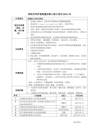齐鲁医学PDCA.病人安全转运