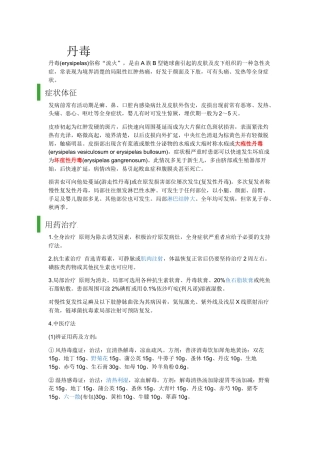 齐鲁医学丹毒