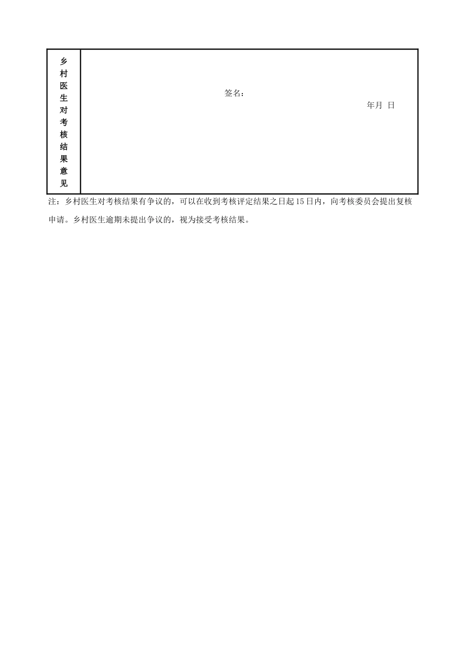 齐鲁医学乡村医生考核表_第3页