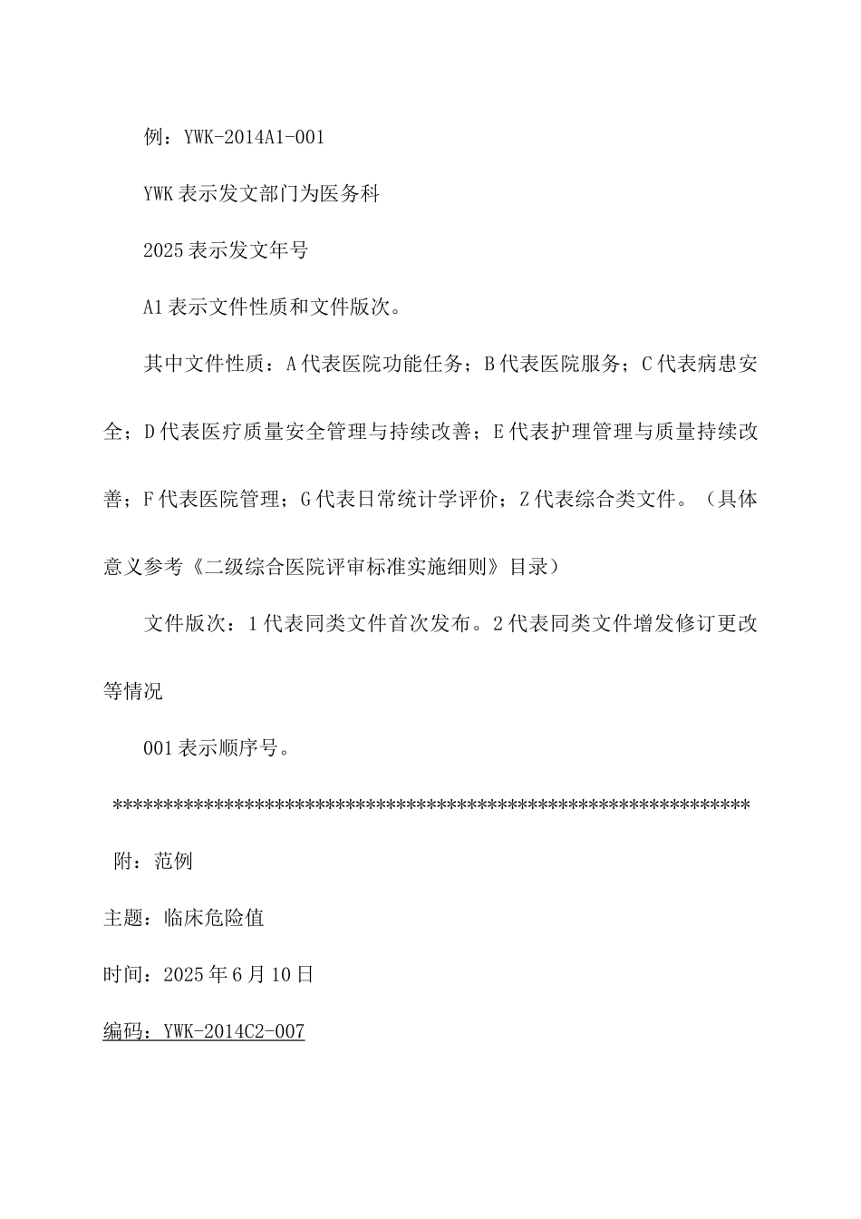 齐鲁医学关于医院各部门发文格式和编号的规范_第2页