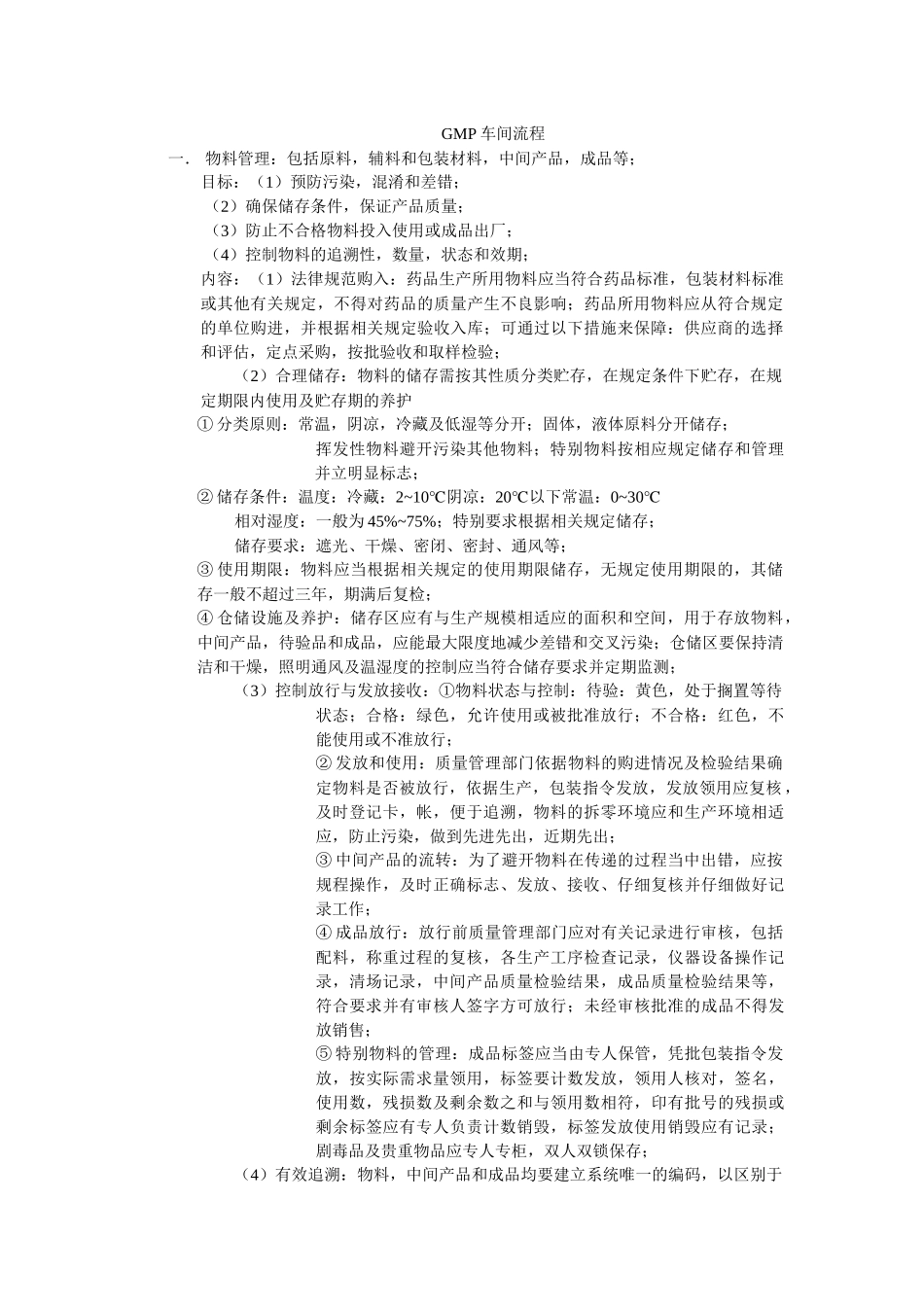 齐鲁医学原料药生产GMP流程_第1页