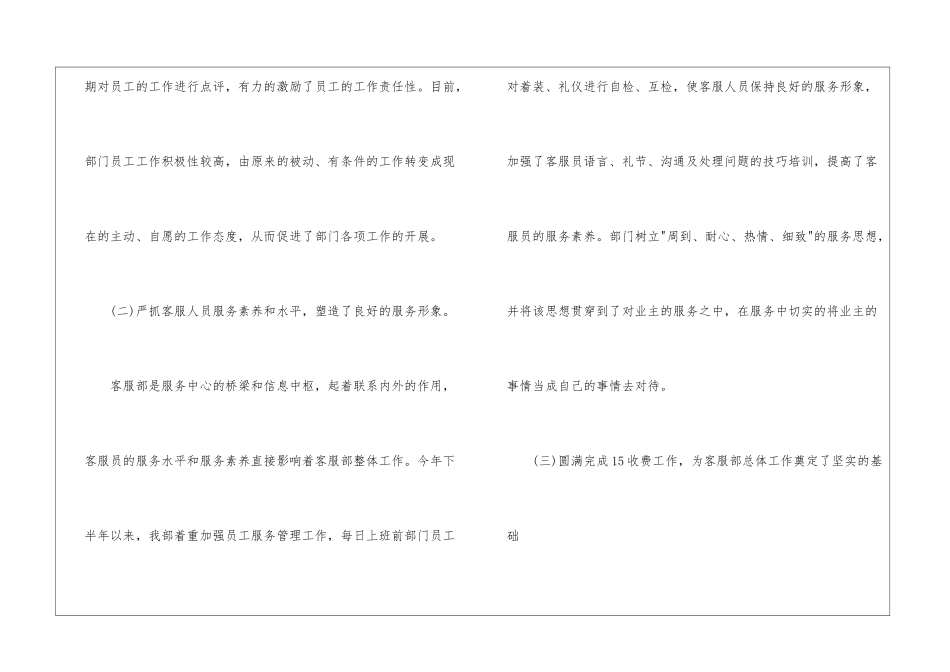 2021客服工作总结_第2页
