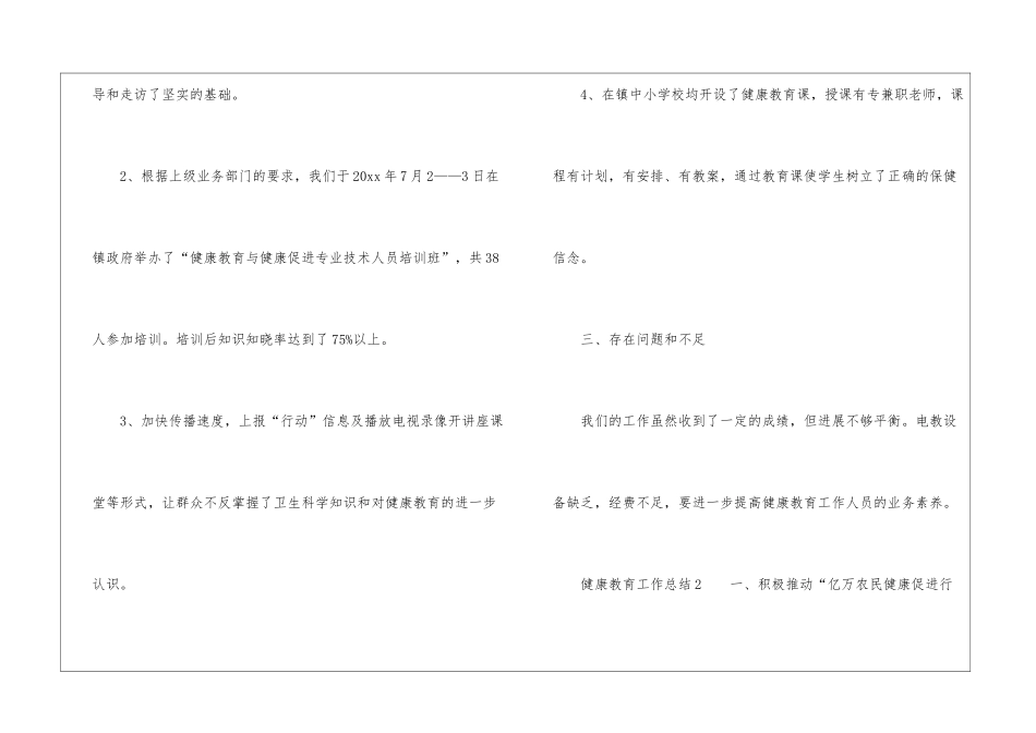 2021年健康教育工作总结_第3页