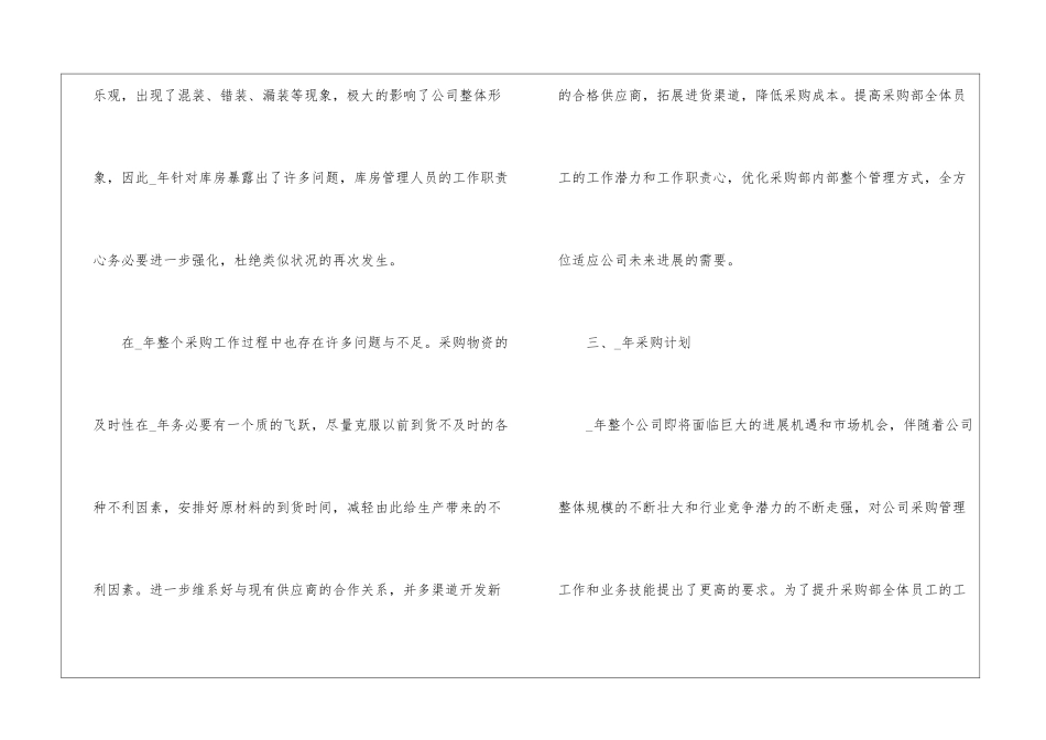2021年采购员年终工作总结_第3页