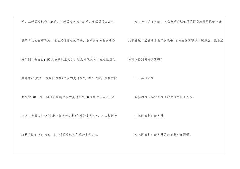 2024上海医保报销比例_第3页