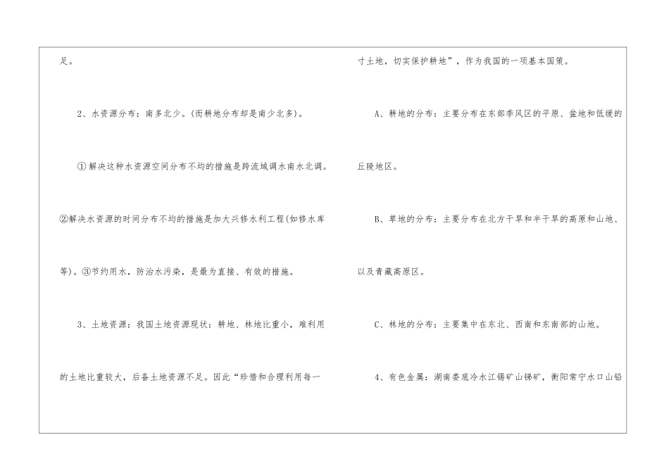 2024上海地理初中会考必考点_第3页