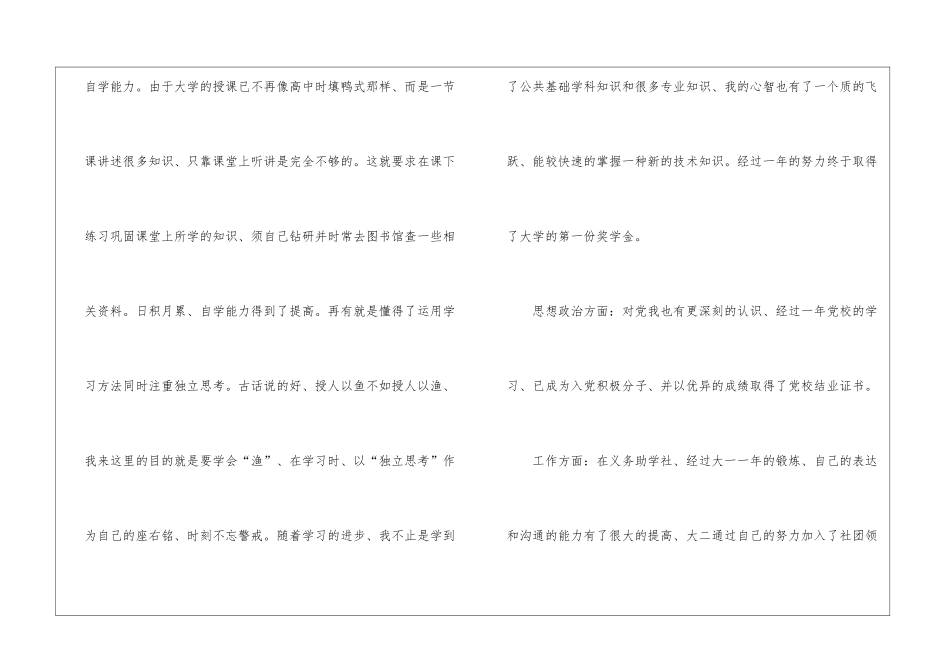 2024个人工作分析感悟总结_第2页