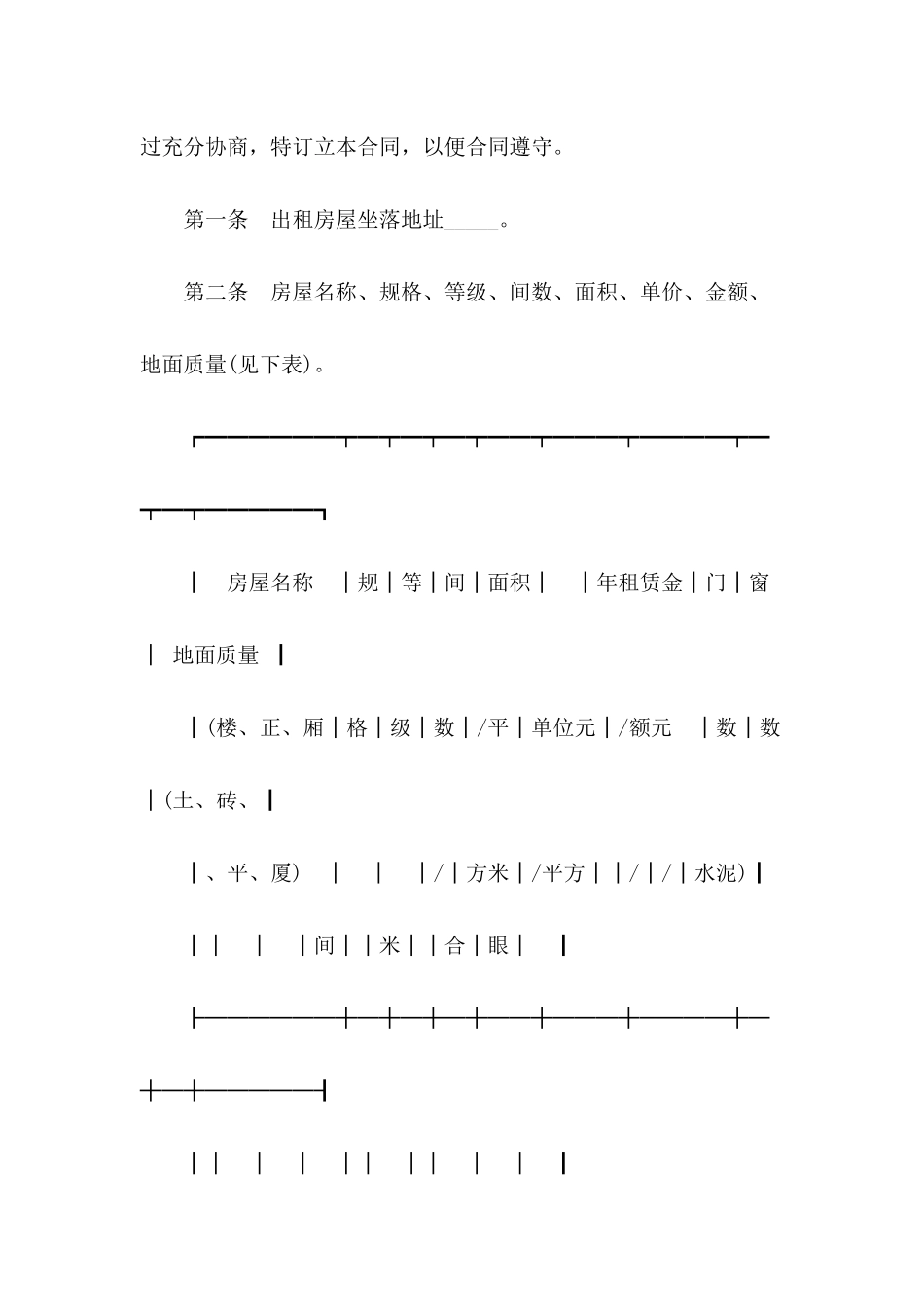2024个人房屋出租合同范本-1_第3页
