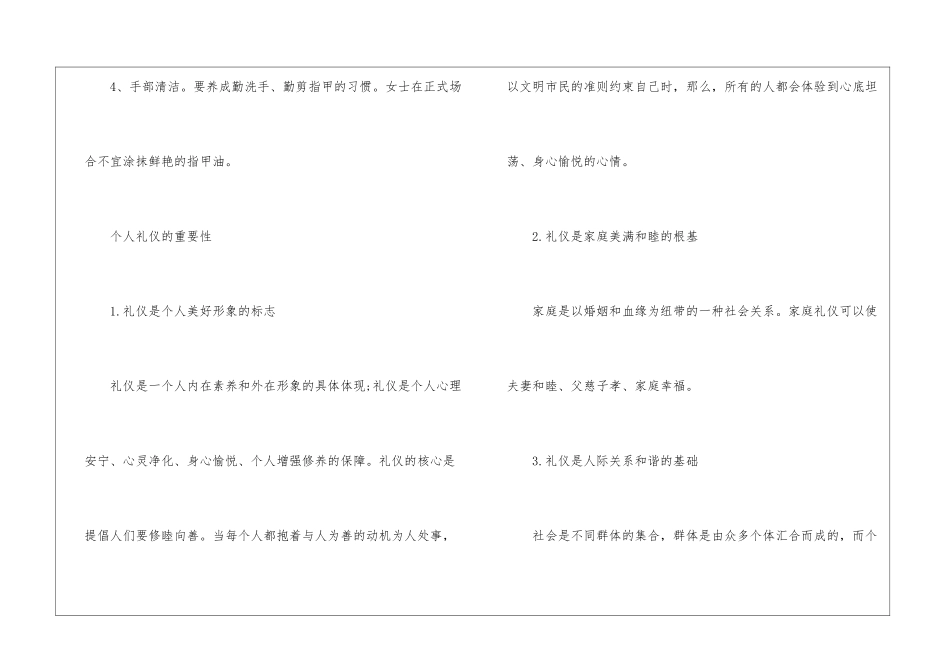 2024个人礼仪有哪些特定的要求_第2页